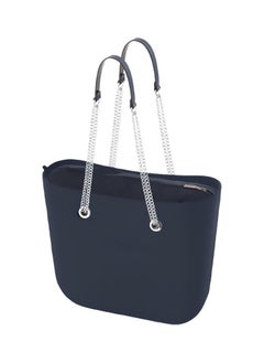 O bag O bag classic with Long Double Chain Handles in Navy Blue  - Image 4