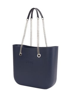 O bag O bag classic with Long Double Chain Handles in Navy Blue  - Image 3
