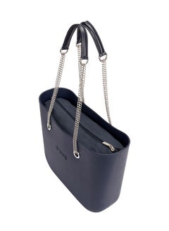 O bag O bag classic with Long Double Chain Handles in Navy Blue  - Image 5