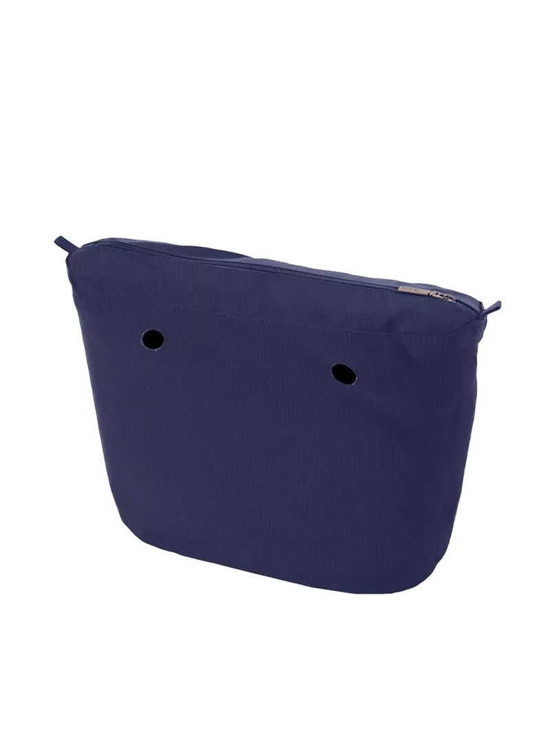 O bag - O bag classic with Long Double Chain Handles in Navy Blue - Image 1