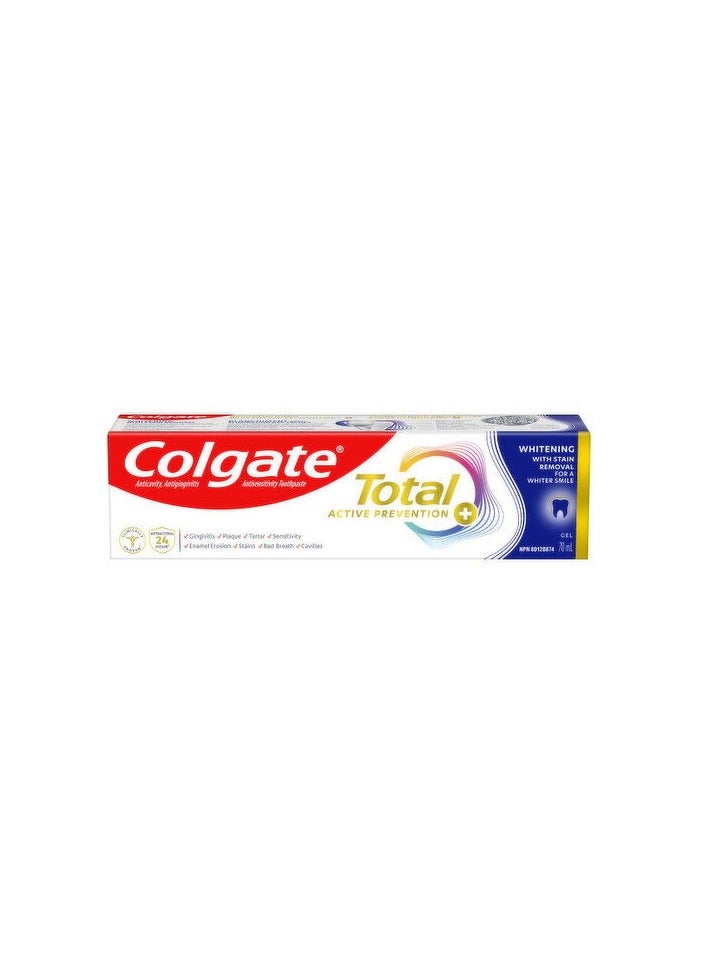 Colgate Total Advanced Whitening Toothpaste 6.4 OZ / 181G