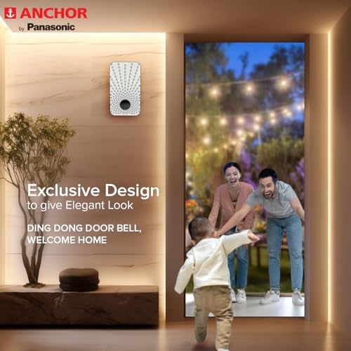 Anchor by Panasonic Door Bell for Home | Calling Bell for Home | Ding Dong Bell for Home (38912-PK2) - Image 3
