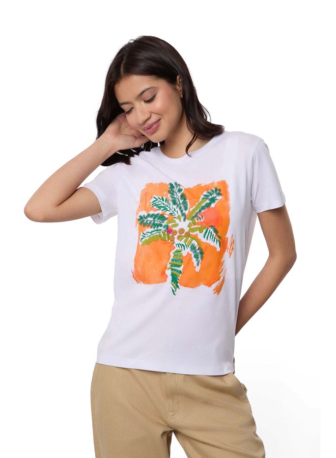 Premoda تي شيرت أنيق بقصّة عادية وأكمام قصيرة - Image 1