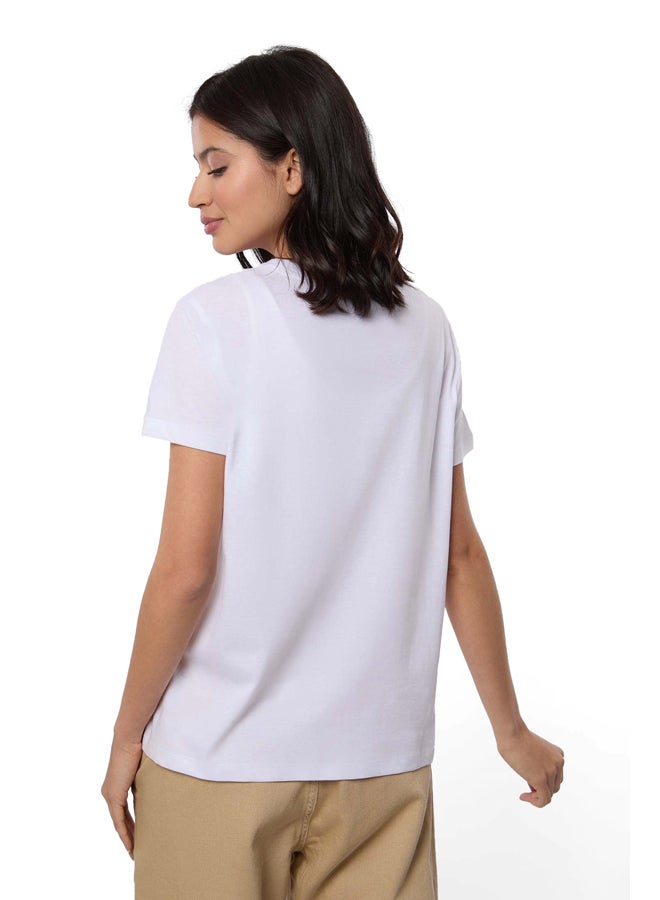 Premoda تي شيرت أنيق بقصّة عادية وأكمام قصيرة - Image 3