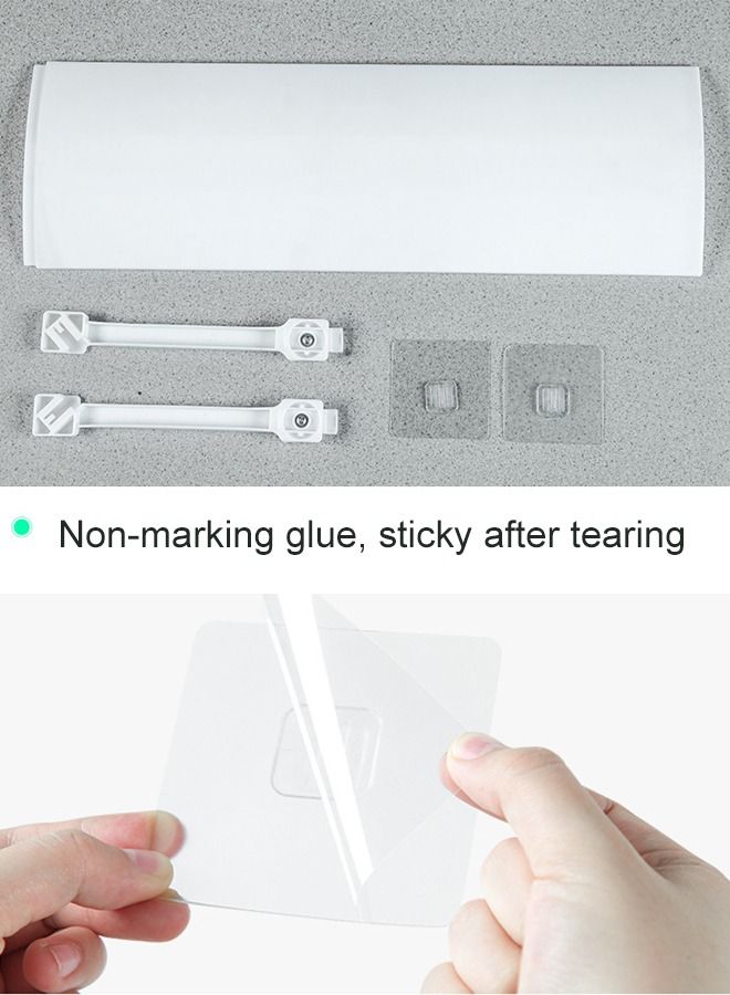 Arabest Air Conditioning Wind Baffle, Retractable Air Conditioning Wind Baffle, Prevents Cold Air from Directly Blowing, Suitable for Bedroom/Baby Room/Study/Hotel (White) - Image 3