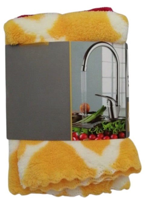 Microfiber Cleaning Cloth Rags (3 Count) - 30 x 30 cm Reusable Towels for Cars & Home