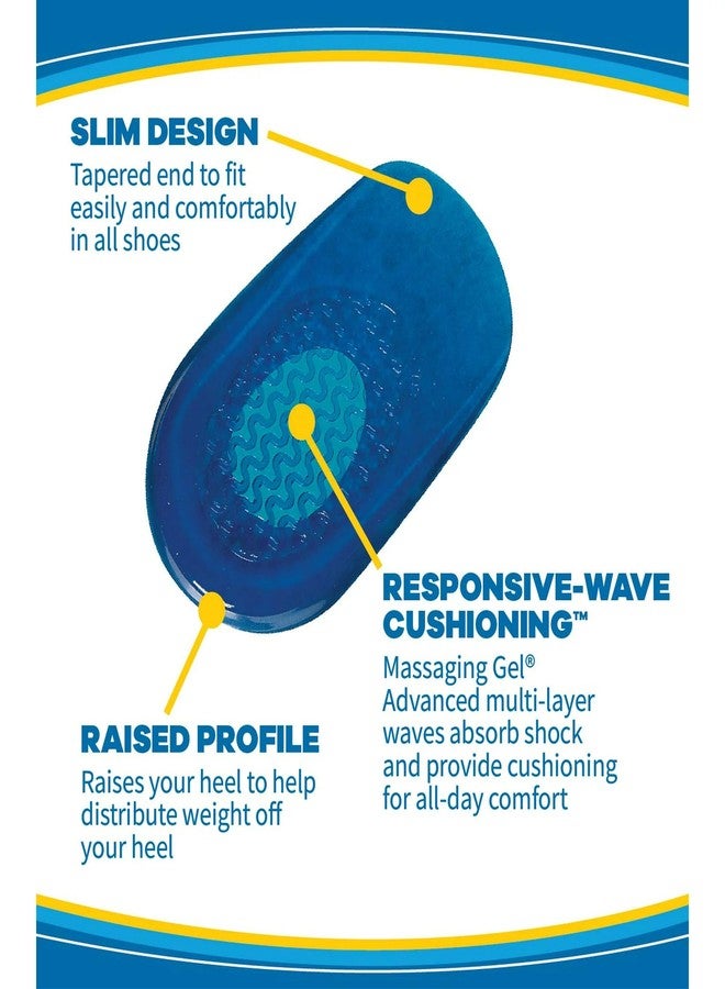 Dr. Scholl's Massaging Gel Heel Cushions for Women Size 6-10 - 1 PR, Pack of 3 - Image 3