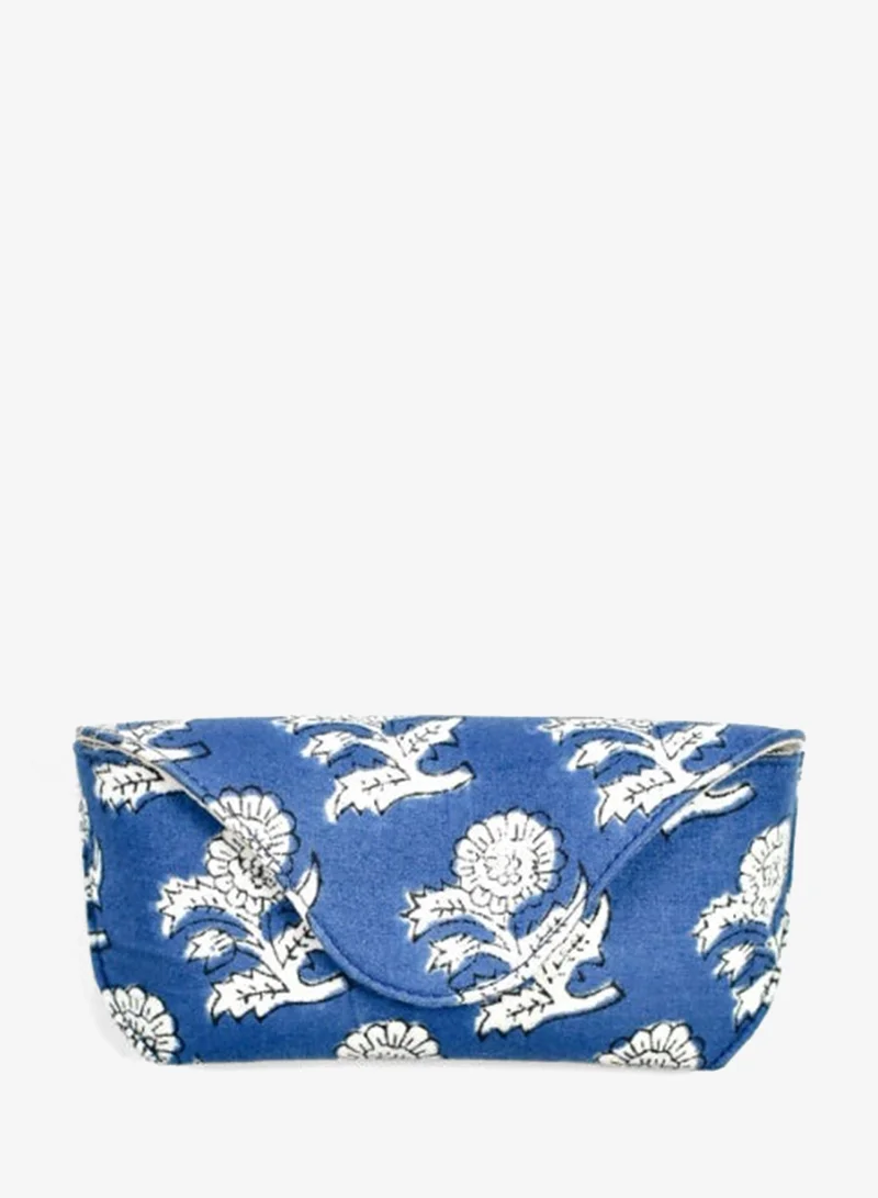 Sosha Elegance Handmade Cloth Eye Glass Pouches - Blue
