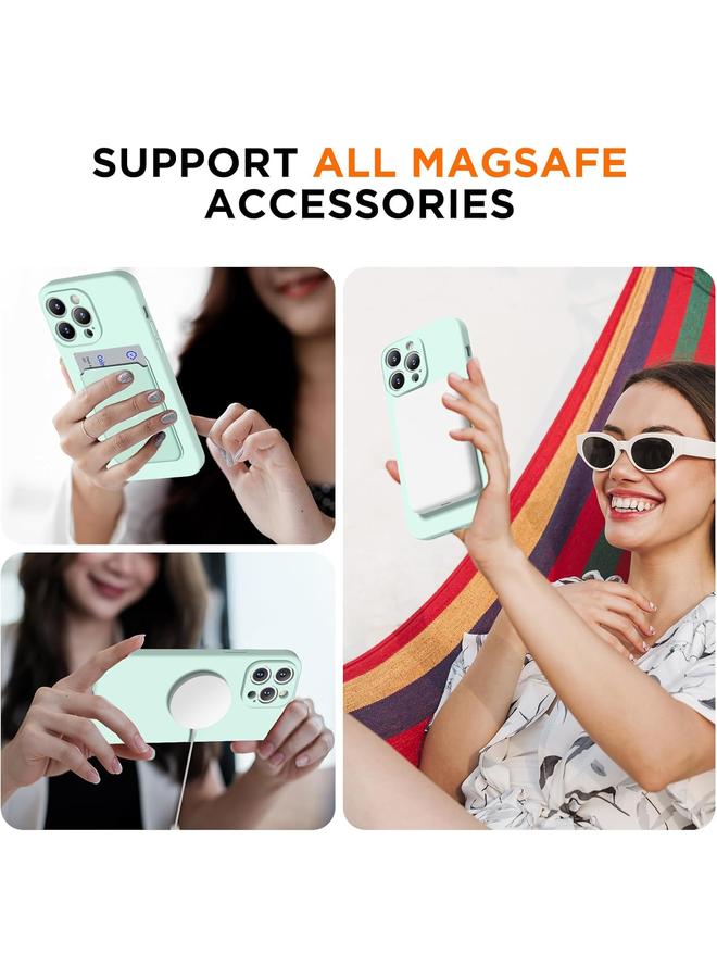 Zaboon Case For iPhone 13 Pro Silicone Suction Cup MagSafe Phone Case with Screen Film - Image 2