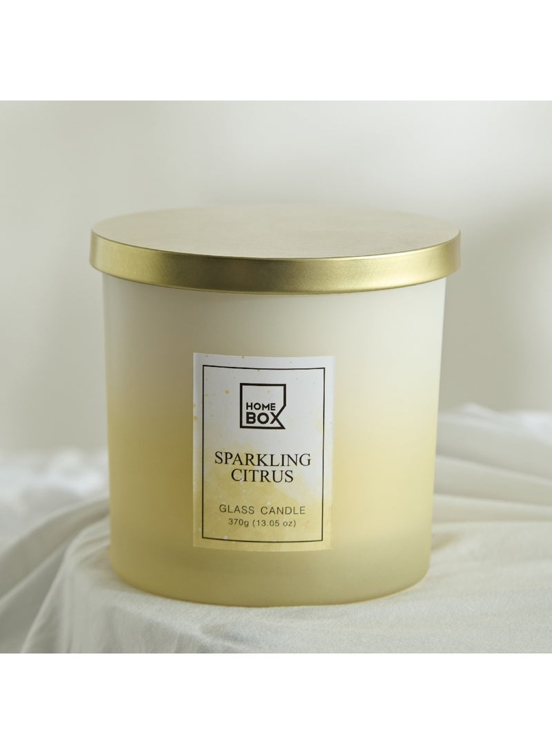 Home Box Garden Sparkling Citrus Wax Filled Candle with Metal Lid 370 g - Image 1
