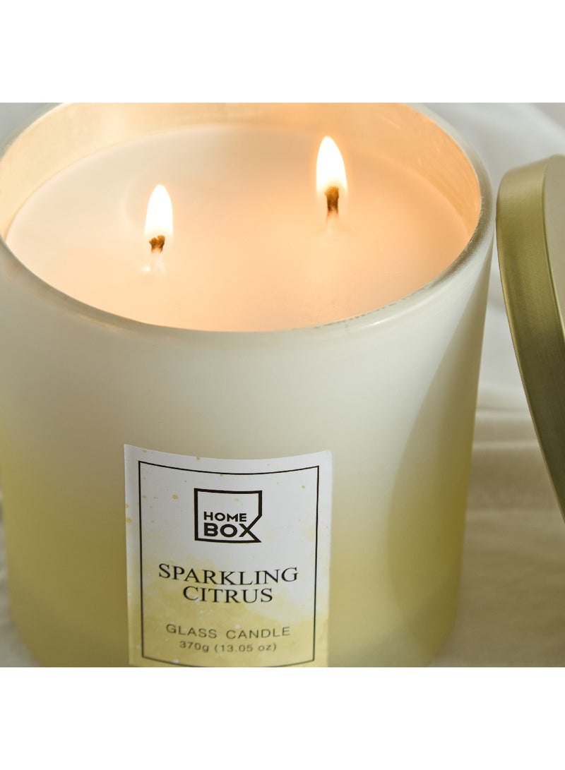 Home Box Garden Sparkling Citrus Wax Filled Candle with Metal Lid 370 g - Image 3