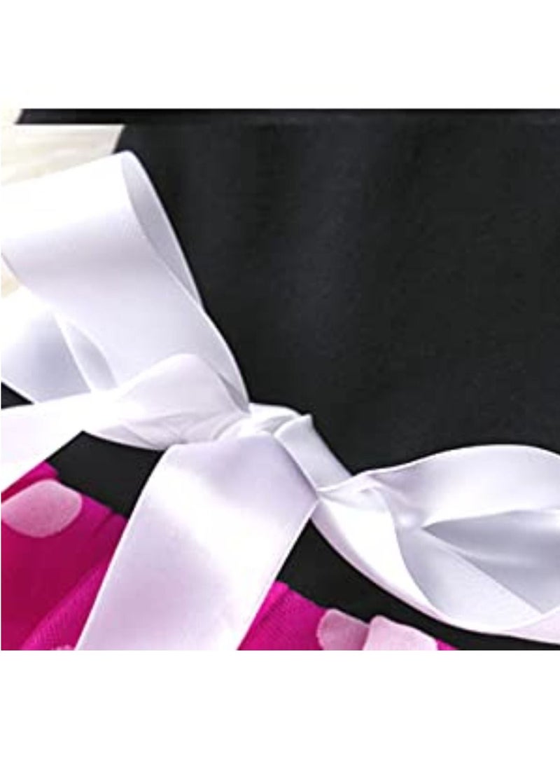 We Happy Polka Dot Tutu Princess Dress Sleeveless Birthday Party Carnival Pageant Clothes  - Image 5