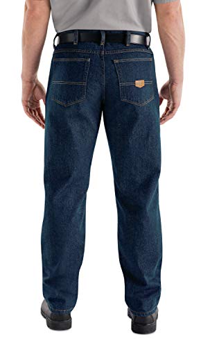 Red Kap mens Relaxed Fit jeans, Prewashed Indigo, 46W x 34L US - Image 2