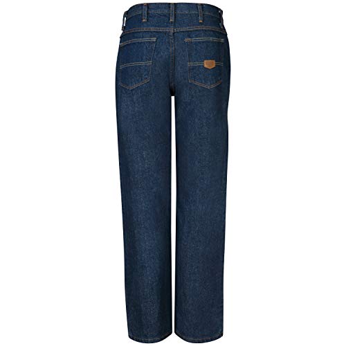 Red Kap mens Relaxed Fit jeans, Prewashed Indigo, 46W x 34L US - Image 4