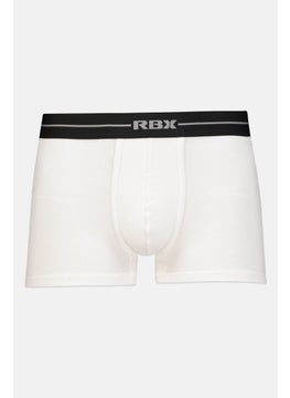 RBX Men 3 Pack Solid Boxer Brief, White/Black/Blue  - Image 5