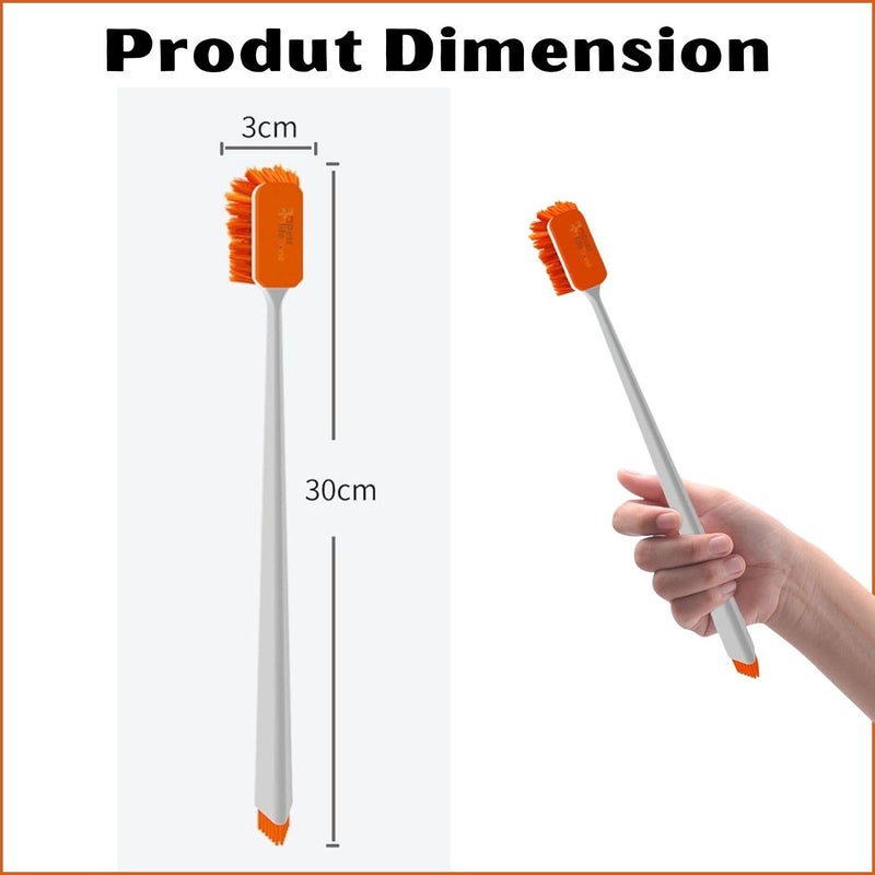 VAYINATO ® QANVEE MK-3 (30cm) Double-Sided Aquarium Fish Tank Cleaning Brush Algae Removal Cleaners Tool, Deep Cleaning Non Scratch Aquarium Brushes for Cleaning Glass by Petzlifeworld - Image 4