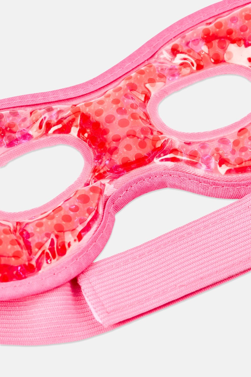 Olivia Rose Dual Sided Gel Eye Mask with Eye Holes, Red - Image 4