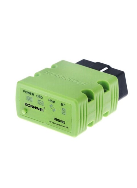 KONNWEI KW902 Bluetooth 5.0 OBD2 Car Fault Diagnostic Scan Tools Support IOS / Android(Green)