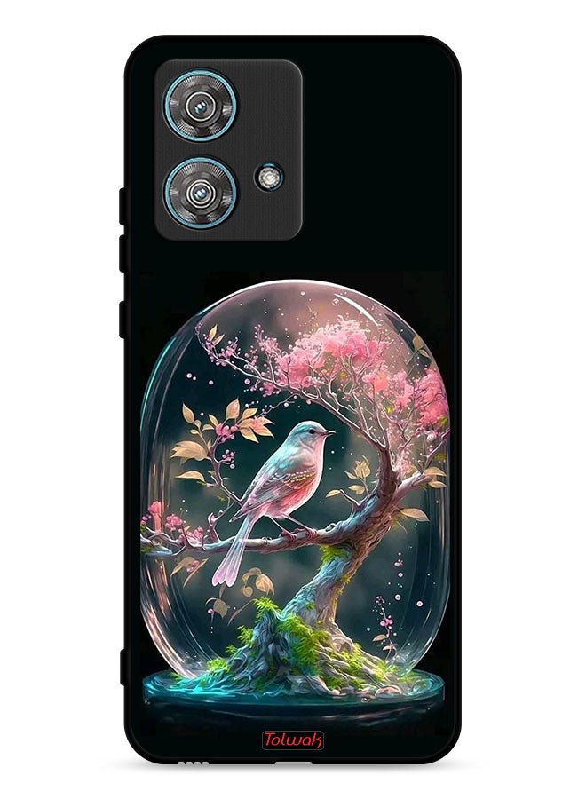 Tolwak Motorola Edge 40 Neo 5G Protective Case Cover Bird In Jarr - Image 1