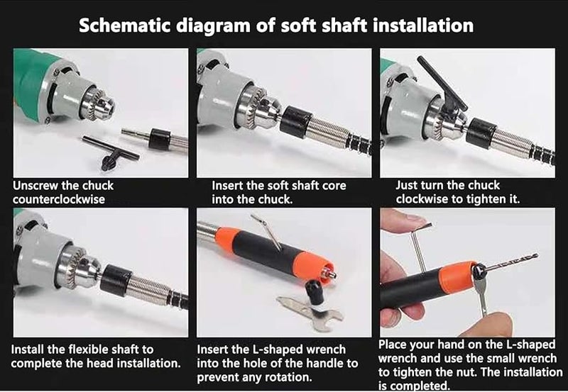 500 واط مطحنة كهربائية دوارة أداة نحت 6 مم ظرف سرعة 35000 دورة في الدقيقة تنظيم سرعة لنحت المعادن والخشب والزجاج - Image 3