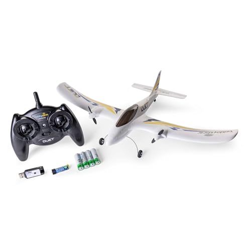 HobbyZone RC Airplane Duet S 2 RTF Everything Needed to Fly is Included with Safe HBZ05300 - Image 5