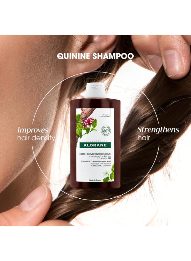 Klorane Klorane Strengthening Shampoo with Quinine - Dermatologist-Tested - Natural Alternative Thickening Shampoo for Hair Thinning - Support Stronger, Healthier Hair for Men & Women - Image 3