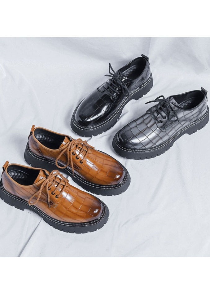 Warrior - Versatile Retro Casual Leather Shoes - Image 1