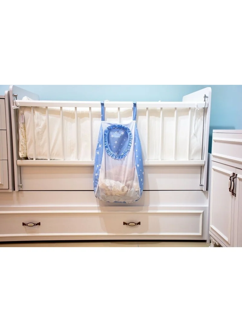 Sevi Bebe Sevi Baby Dirty Laundry Bag Art-83 Blue Star