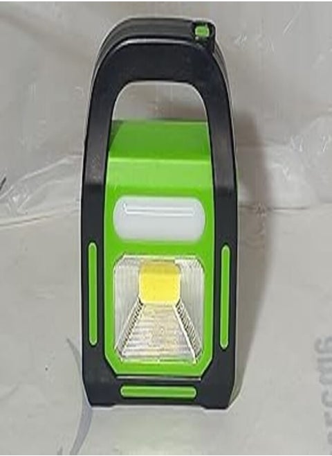 MAKY STORE Emergency Flashlight for Camping and Trips, Solar Powered and Electricity, USB Green by MAKY STORE Powered by External Batteries (Not Include Battery)