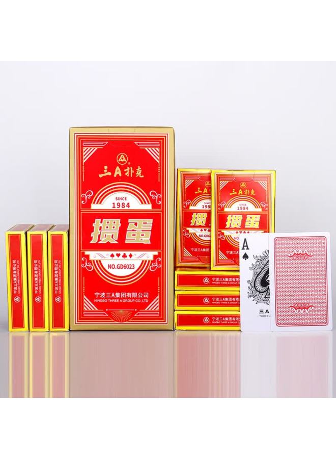 Aaa Guandan Playing Cards Three A 3a Blue Core Paper Adult Entertainment Loose Gd6023 Red Ten Decks