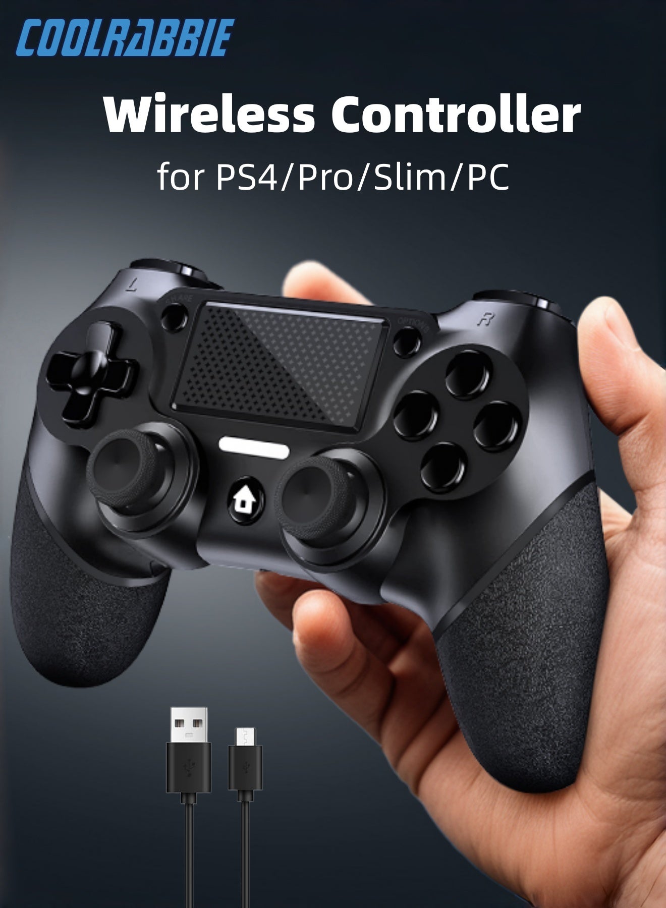 coolrabbie Coolrabbie Console Gamepad For Playstaion 4 Controller Z077259AD8902DC123D95Z