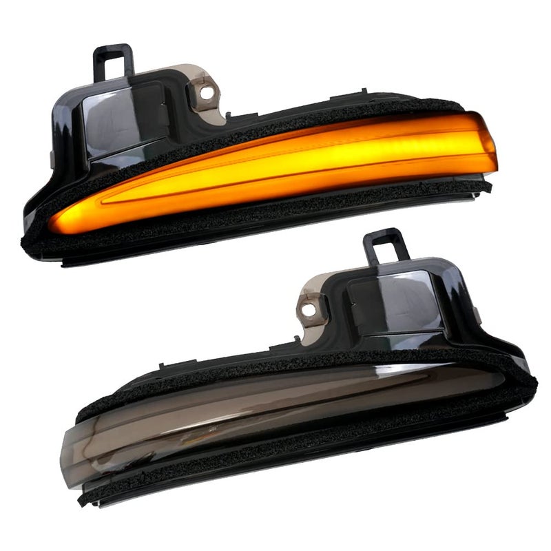 Powerty Car Led Side Mirrors for Toyota RAV4 2019202520162024 Tacoma20202025 Highlander Accessories Turn Signal Lights Indicator Strip 2PCS Sequential Dynamic Turn Signal Lights Indicator