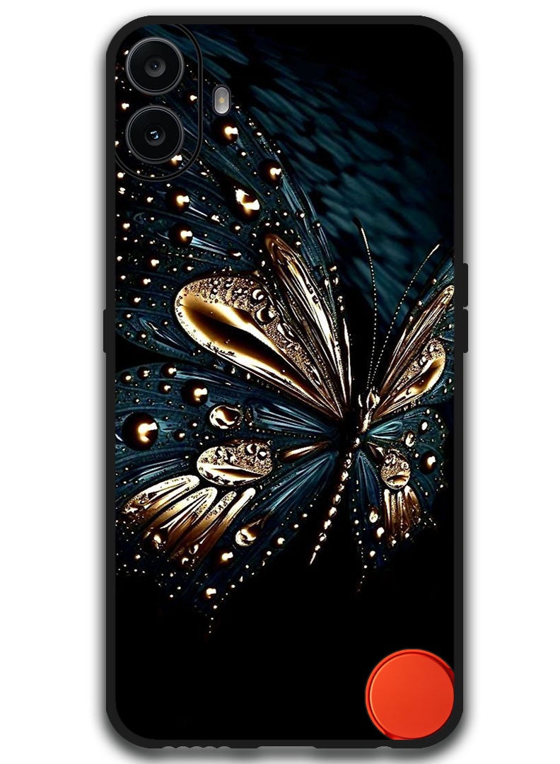 Theodor Protective Case Anti Scratch Shock Proof Bumper Cover For Nothing CMF Phone 1 Butterfly Abstract - Image 1