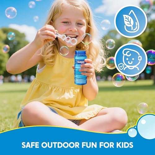 SYNCFUN 16 oz Bubble Solution RefillsUp to 125 Gallons Concentrated Solution for Bubble Machine Wands Blower Easter Outdoors ActivityPink - Image 5
