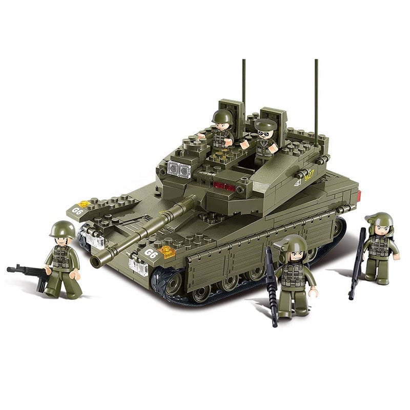 Sluban Merkava Tank 344 Pieces Building Blocks Set - Image 1