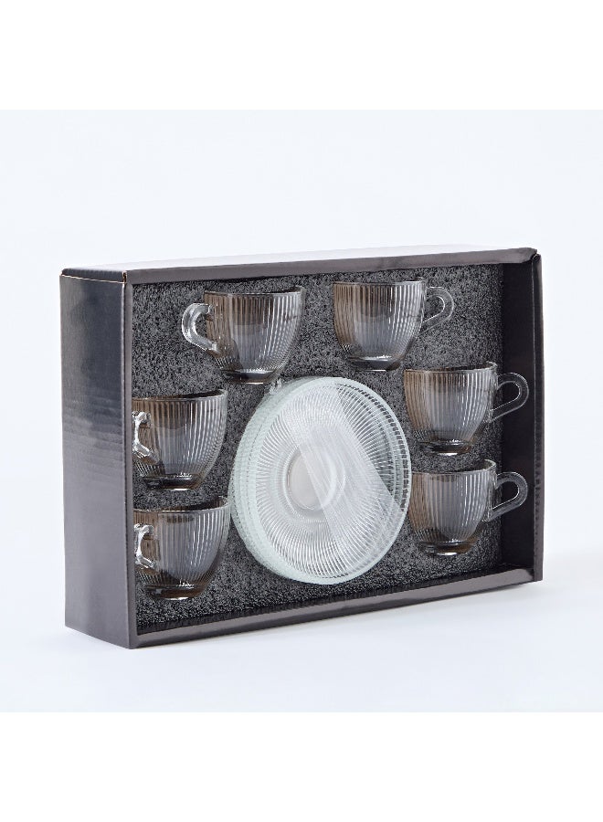 Home Box Ribbed 12-Pice Espresso Cup Set 80 ml - Image 5