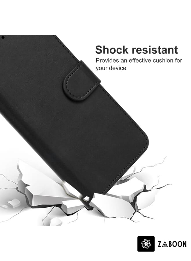 Zaboon Leather  Protective Case Cover For OPPO Realme 7i Global - Image 5