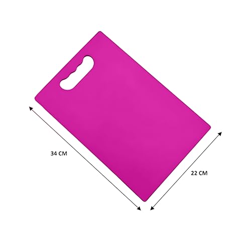 Oblivion Chopping Board 1 Pc – Large Kitchen Plastic Durable Vegetable Cutting & Chop Board for Daily Kitchen Use – Multipurpose Cutting Board for Fruits, Vegetables & Meat, Home Kitchen Accessories - Image 2