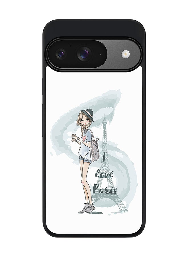 Stylizedd For Google Pixel 9 Case,Slim fit Camera Protection, Shockproof Thin Phone cover - I Love Paris - Image 1