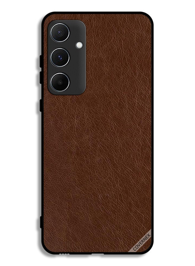 Covernex غطاء حماية جلدي بنمط لهاتف Samsung Galaxy A55 5G - Image 1