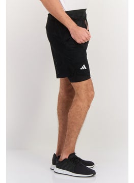 Adidas Men Sportswear Fit 2 In 1 Training Shorts, Black  - Image 2