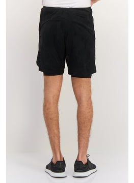 Adidas Men Sportswear Fit 2 In 1 Training Shorts, Black  - Image 3