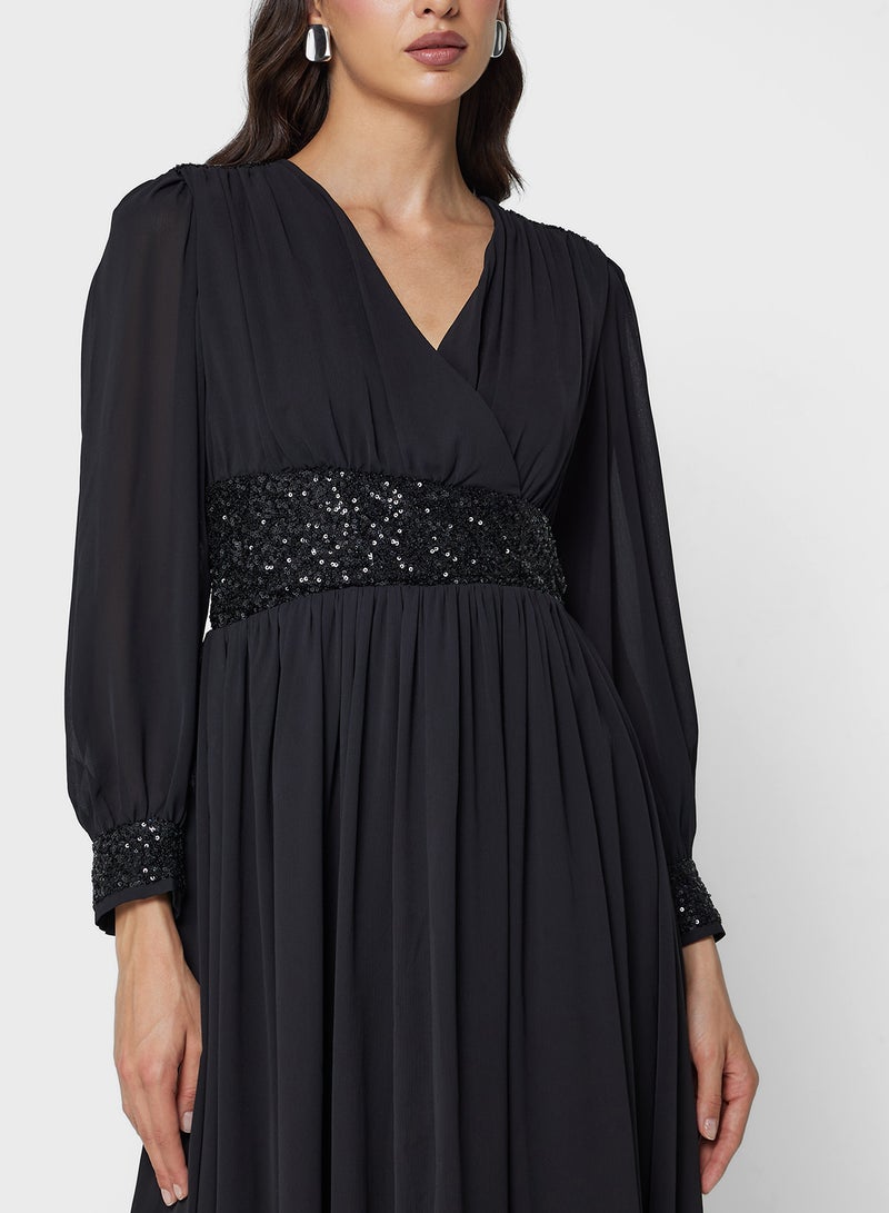 ايلا فستان - بخصر لامع - Image 3