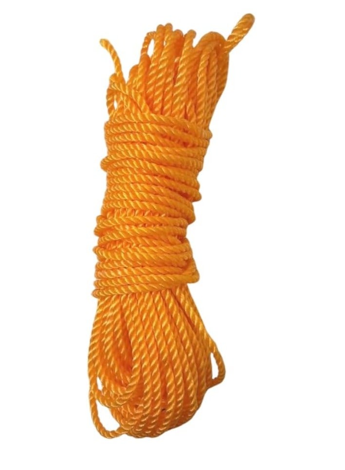 حبل غسيل ، قوة تحمل وأداء عالي (بلاستيك برتقالى 20 متر)