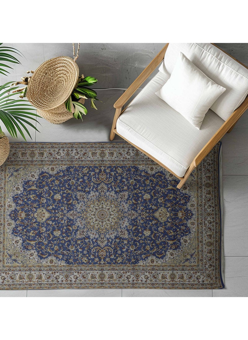 Carpet Bashayer luxury, ultra-soft with a modern design, perfect for living rooms and bedrooms with elegant patterns, Blue