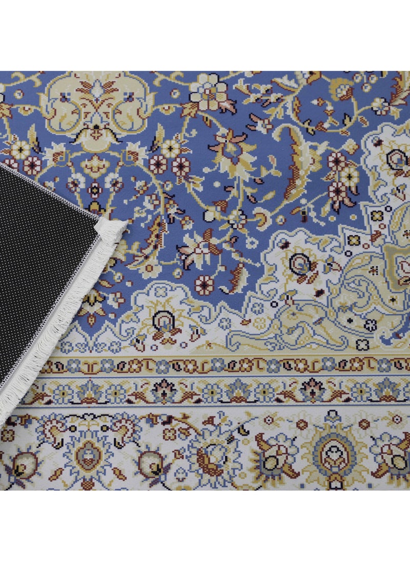 Carpet Bashayer luxury, ultra-soft with a modern design, perfect for living rooms and bedrooms with elegant patterns, Blue