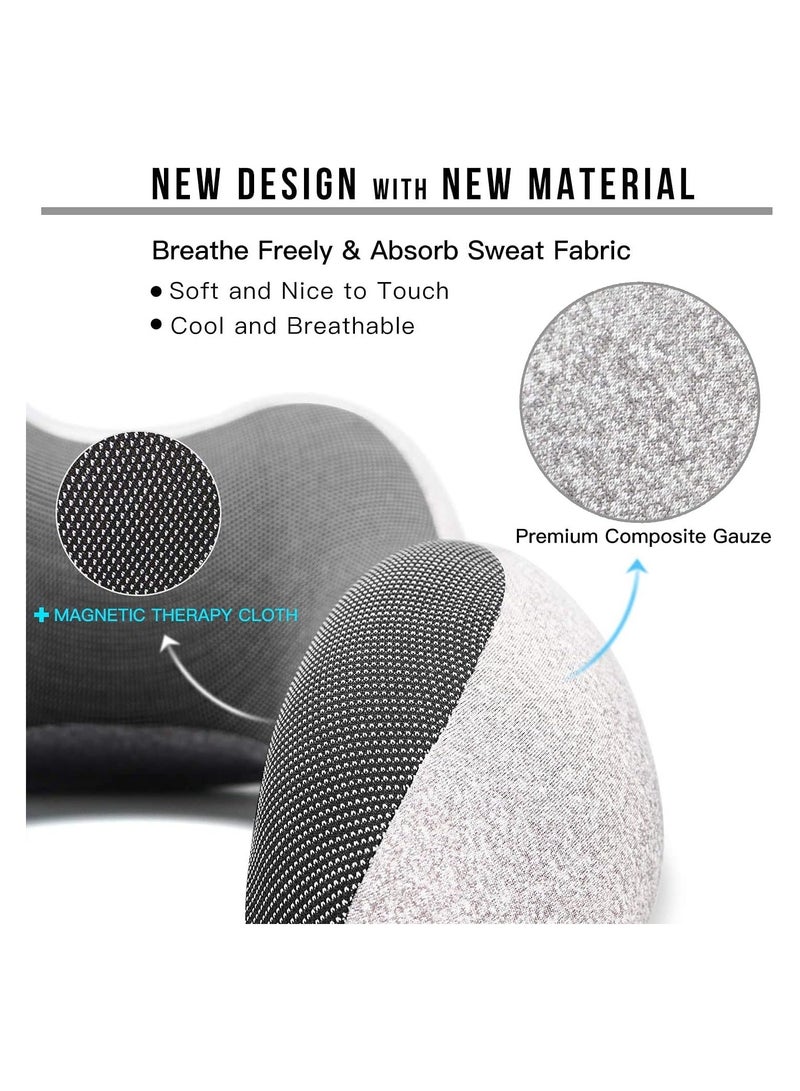 Travel Pillow,For Sleeping Airplane, Neck Pillow for Travel Accessories,U Shaped Neck Support Comfortable & Breathable Cover, Airplane Travel Kit with 3D Eye Masks, Earplugs, and Luxury Bag - Image 4