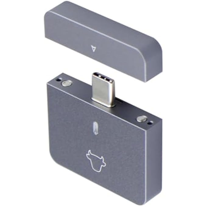 rayihni M.2 NVME SSD ENCLOSURE ALUMINUM TOOL-FREE ADAPTER, 10GBPS USB3.2 READER FOR 2230 NVME M-KEY SSD, HARD DRIVE CASE WITH UASP SUPPORT, PLUG AND PLAY - Image 1