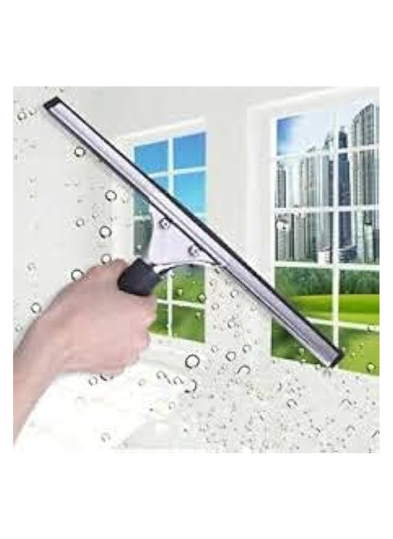 Eco care 35cm/14 inch Stainless Steel Wiper, Window Squeegees Used for Bathroom and Home Window, Mirror Squeegee, Glass Door, Tile Wall and Car Glass  - Image 5