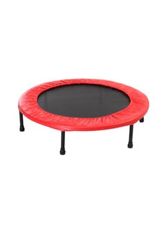 H PRO Pro Mini Trampoline For Kids And Adults| Unisex Child Jump Trampoline| 40 Inch Exercise Trampoline| Fitness Rebounder-Red  - Image 1